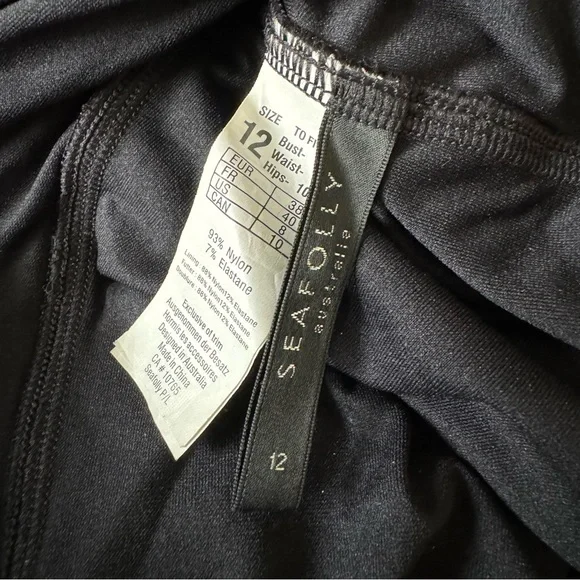 Seafolly Black Swimsuit - Picture 6 of 7